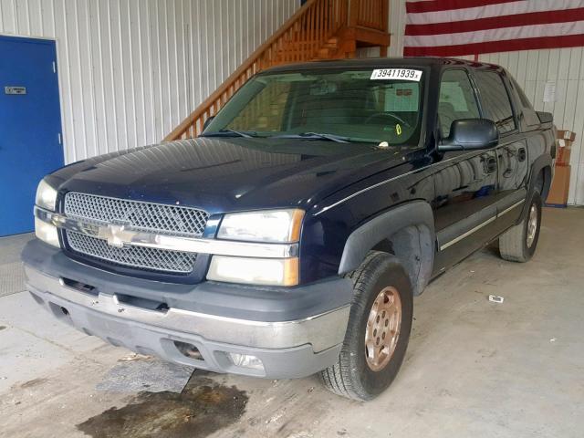 3GNEK12TX4G151479 - 2004 CHEVROLET AVALANCHE BLUE photo 2