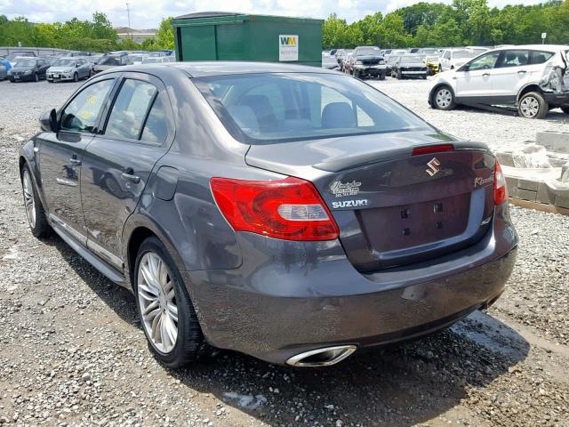 JS2RE9A66C6100336 - 2012 SUZUKI KIZASHI SP GRAY photo 3