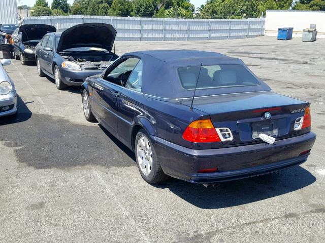 WBABR3345YEG02194 - 2000 BMW 323 CI BLUE photo 3