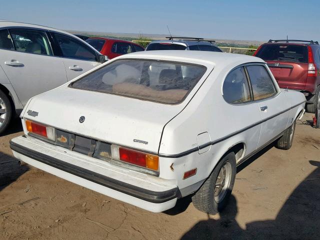 GAECRS08243 - 1976 MERCURY CAPRI WHITE photo 4