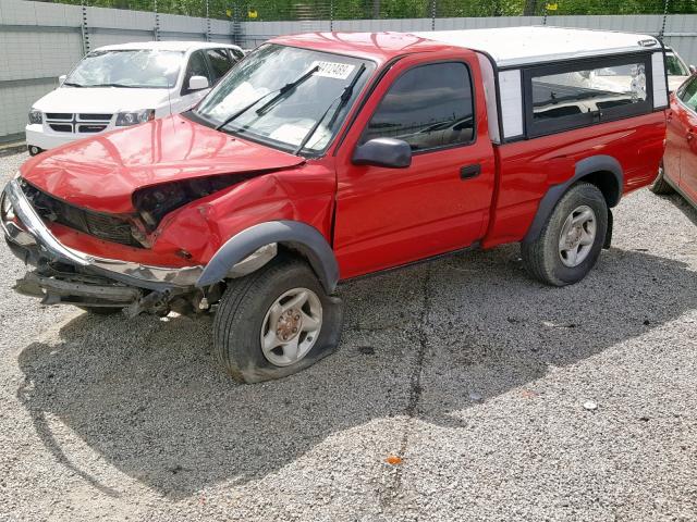 5TENM92N71Z745174 - 2001 TOYOTA TACOMA PRE RED photo 2