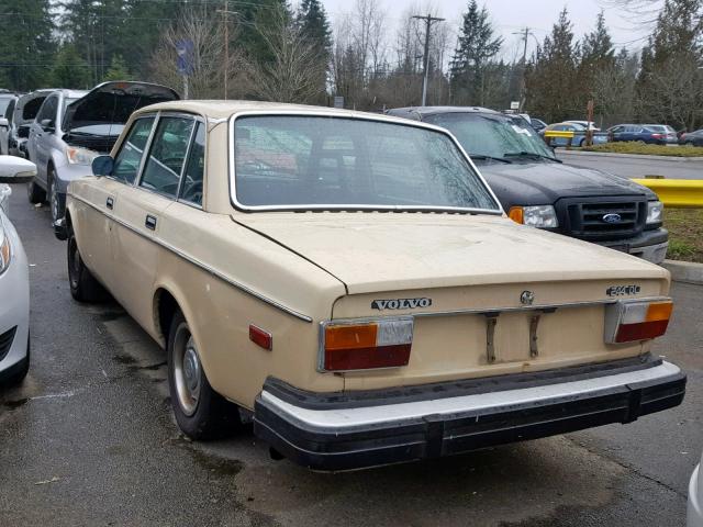 VC24445L1353947 - 1978 VOLVO 240 TAN photo 3