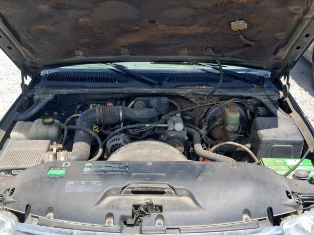 1GTEC14W01Z160569 - 2001 GMC NEW SIERRA GREEN photo 7