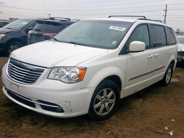 2C4RC1BG8CR207521 - 2012 CHRYSLER TOWN & COU WHITE photo 2