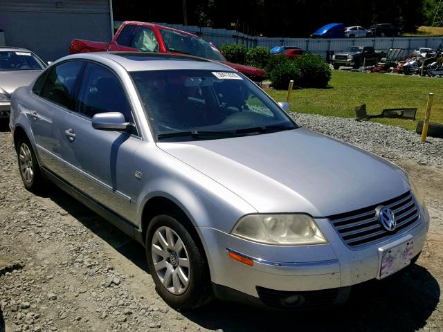 WVWPD63B73P251063 - 2003 VOLKSWAGEN PASSAT GLS SILVER photo 1