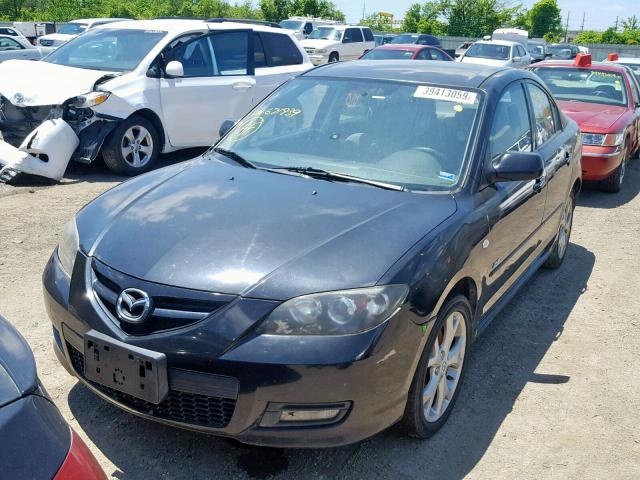 JM1BK323771671939 - 2007 MAZDA 3 S BLACK photo 2