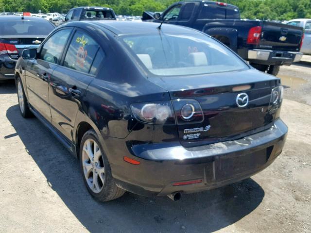 JM1BK323771671939 - 2007 MAZDA 3 S BLACK photo 3