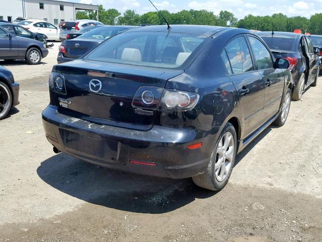 JM1BK323771671939 - 2007 MAZDA 3 S BLACK photo 4