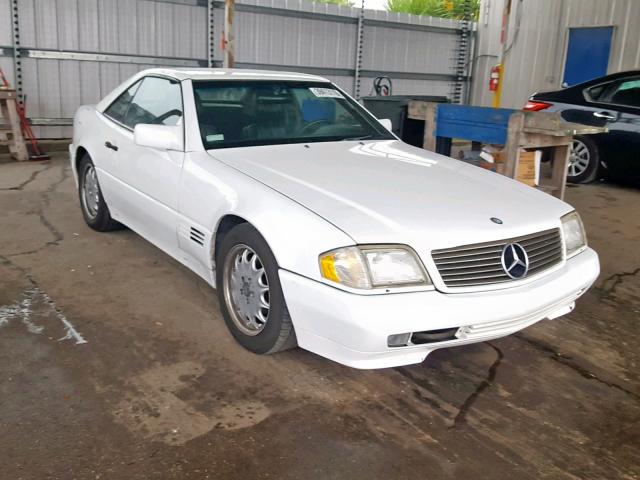 WDBFA66E4LF008566 - 1990 MERCEDES-BENZ 500 SL WHITE photo 1