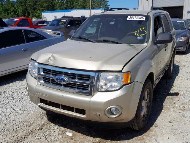 1FMCU0D70BKA93288 - 2011 FORD ESCAPE XLT GOLD photo 2