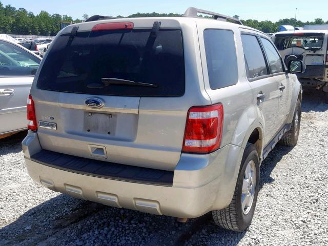 1FMCU0D70BKA93288 - 2011 FORD ESCAPE XLT GOLD photo 4