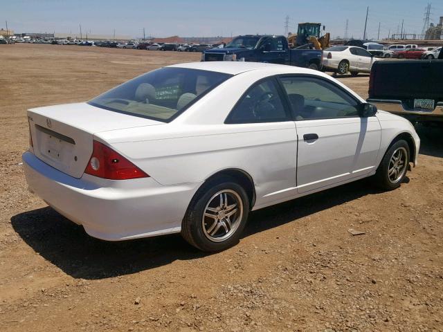 1HGEM21144L069521 - 2004 HONDA CIVIC DX V WHITE photo 4