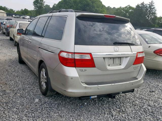 5FNRL38835B097567 - 2005 HONDA ODYSSEY TO SILVER photo 3