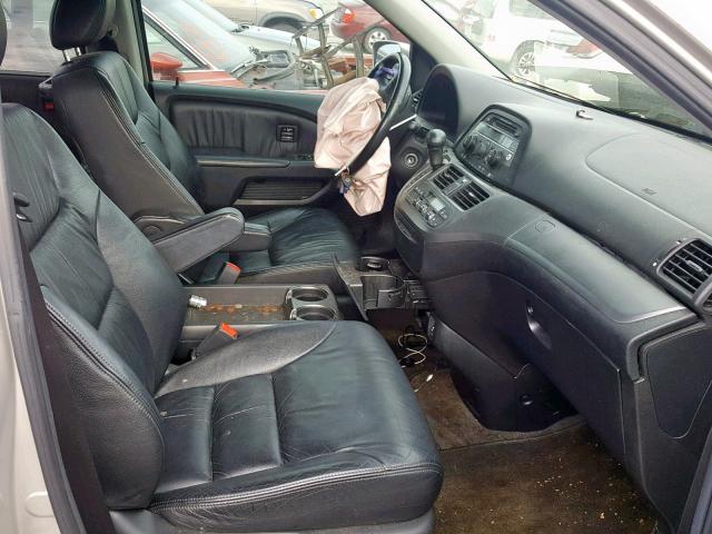 5FNRL38835B097567 - 2005 HONDA ODYSSEY TO SILVER photo 5