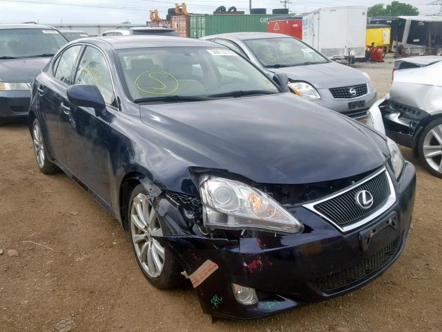 JTHCK262475015477 - 2007 LEXUS IS 250 BLUE photo 1