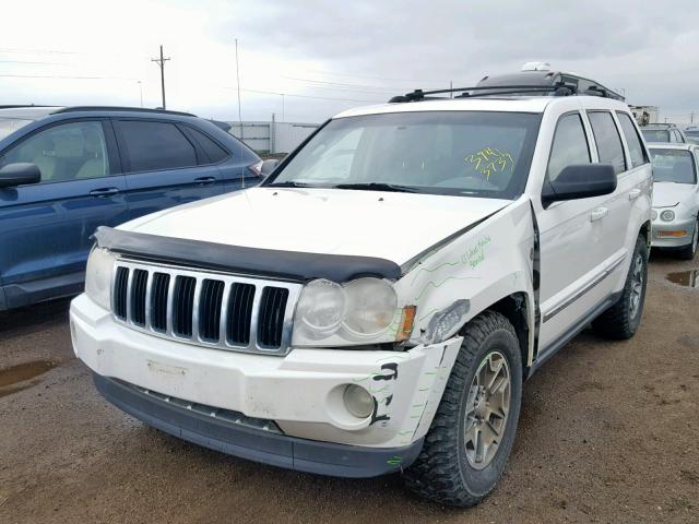 1J8HR58237C503227 - 2007 JEEP GRAND CHER WHITE photo 2