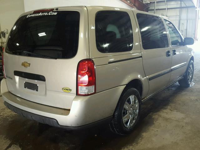 1GNDV23157D117294 - 2007 CHEVROLET UPLANDER L BEIGE photo 4