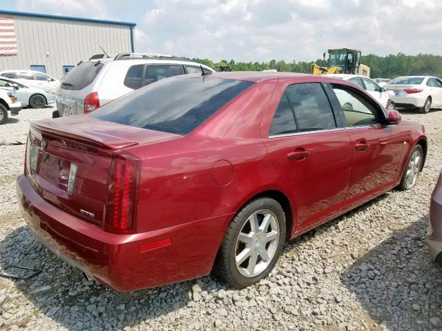 1G6DW677250210910 - 2005 CADILLAC STS RED photo 4