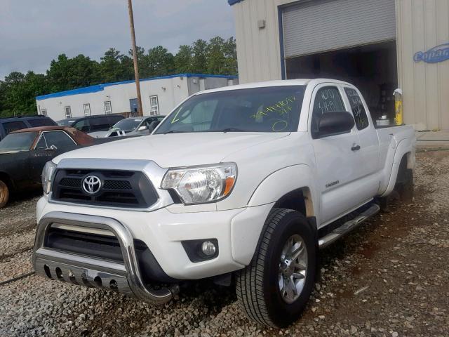 5TFTU4GN8DX050944 - 2013 TOYOTA TACOMA PRE WHITE photo 2