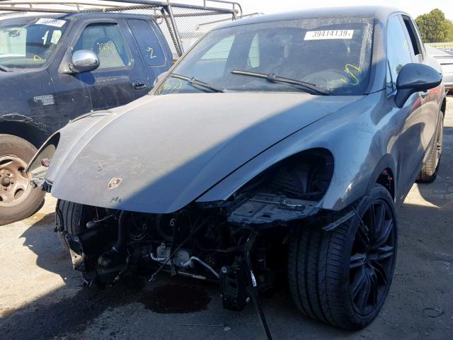 WP1AC2A22BLA85947 - 2011 PORSCHE CAYENNE TU GREEN photo 2