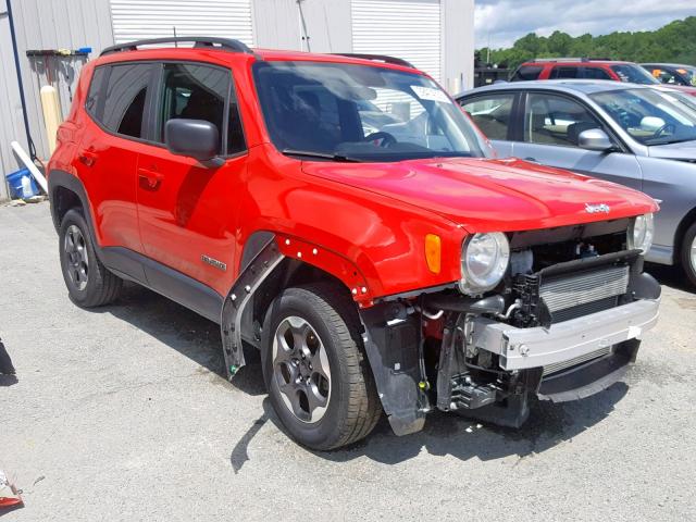 ZACCJAAB3JPG70086 - 2018 JEEP RENEGADE S წითელი ფოტო 1