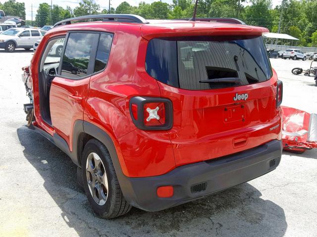 ZACCJAAB3JPG70086 - 2018 JEEP RENEGADE S წითელი ფოტო 3