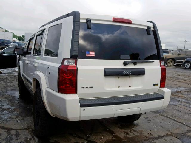1J8HG48N78C191649 - 2008 JEEP COMMANDER WHITE photo 3