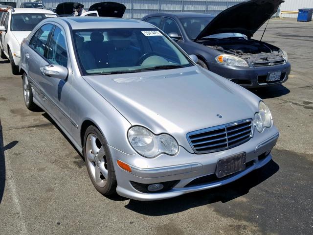 WDBRF40JX5F651340 - 2005 MERCEDES-BENZ C 230K SPO SILVER photo 1