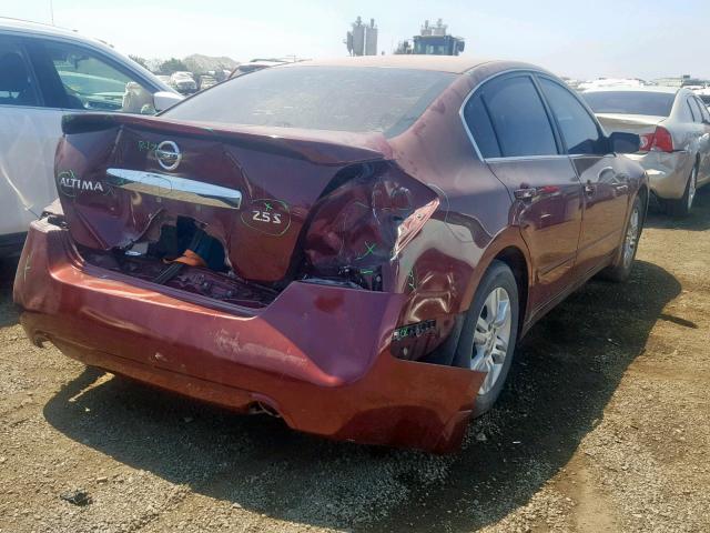 1N4AL2AP3CN563334 - 2012 NISSAN ALTIMA BAS BURGUNDY photo 4