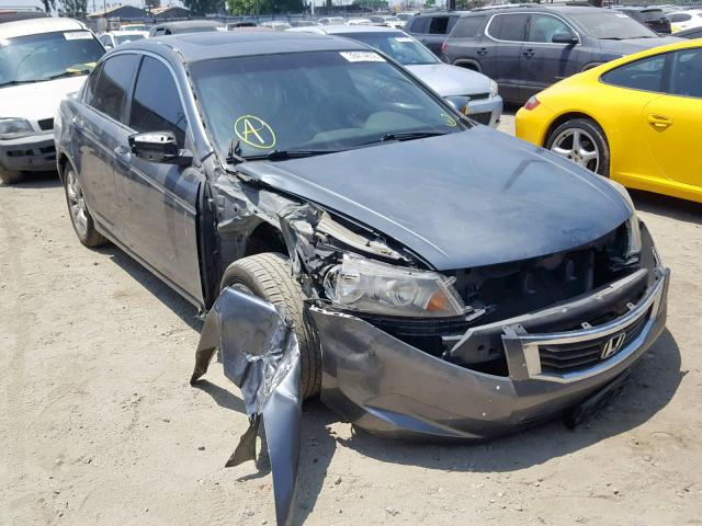 JHMCP26898C051930 - 2008 HONDA ACCORD EXL GRAY photo 1