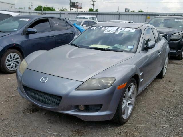 JM1FE17N850157687 - 2005 MAZDA RX8 CHARCOAL photo 2