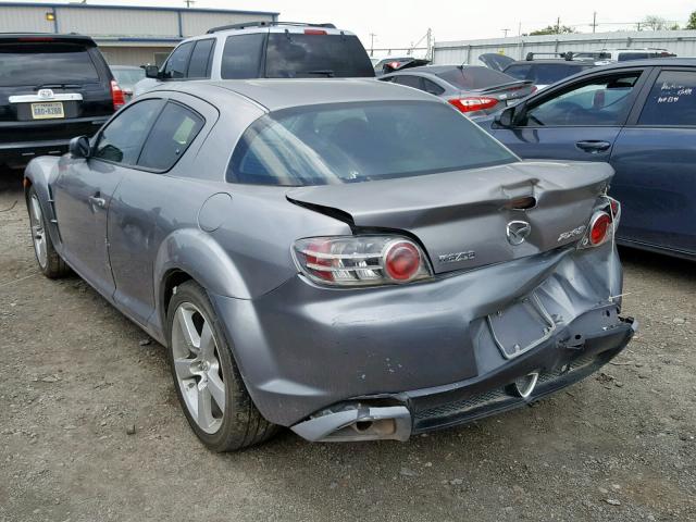 JM1FE17N850157687 - 2005 MAZDA RX8 CHARCOAL photo 3