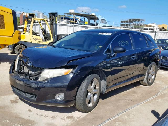 4T3ZK11A49U009310 - 2009 TOYOTA VENZA BLACK photo 2