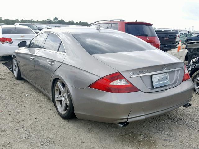 WDDDJ72X38A118590 - 2008 MERCEDES-BENZ CLS 550 TAN photo 3