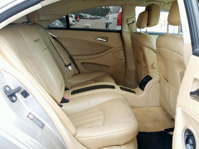 WDDDJ72X38A118590 - 2008 MERCEDES-BENZ CLS 550 TAN photo 6