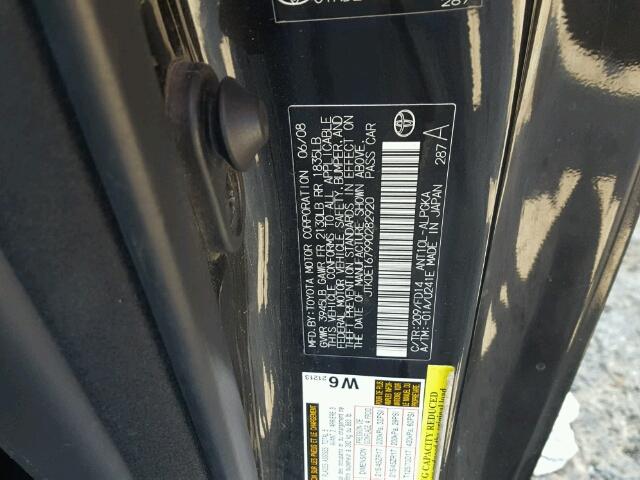 JTKDE167990282920 - 2009 TOYOTA SCION TC 黑色 照片 10