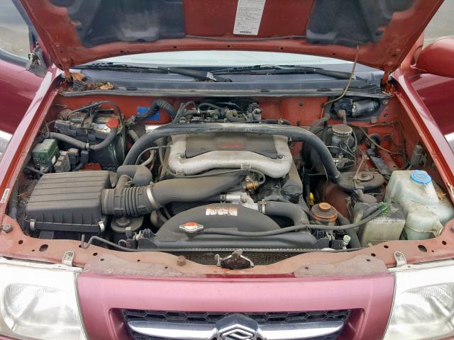 JS3TD62V6Y4122851 - 2000 SUZUKI GRAND VITA MAROON photo 7