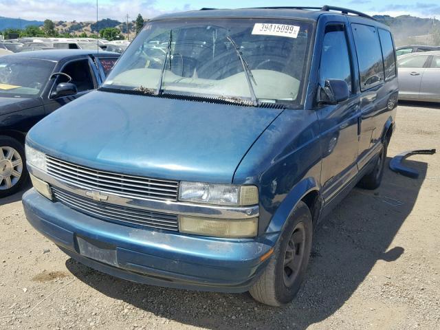 1GNDM19X02B109973 - 2002 CHEVROLET ASTRO GREEN photo 2