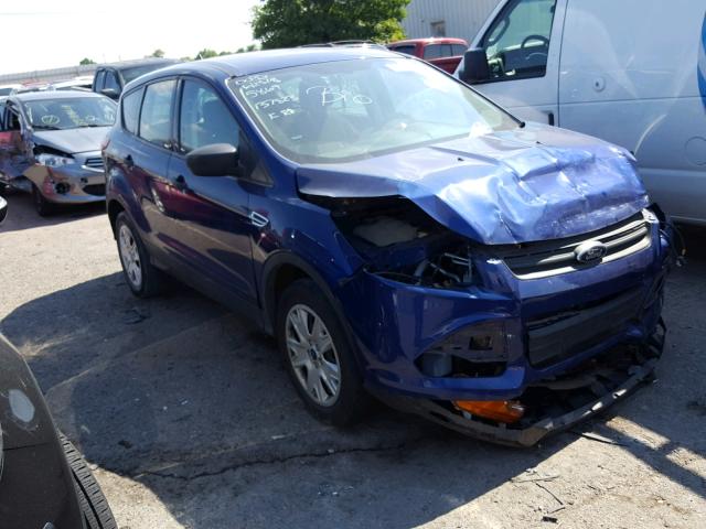 1FMCU0F77DUA85869 - 2013 FORD ESCAPE S BLUE photo 1