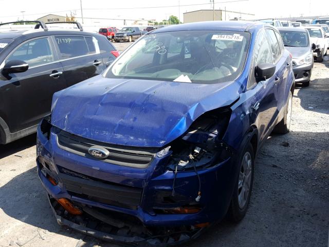 1FMCU0F77DUA85869 - 2013 FORD ESCAPE S BLUE photo 2