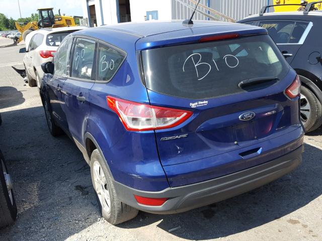 1FMCU0F77DUA85869 - 2013 FORD ESCAPE S BLUE photo 3