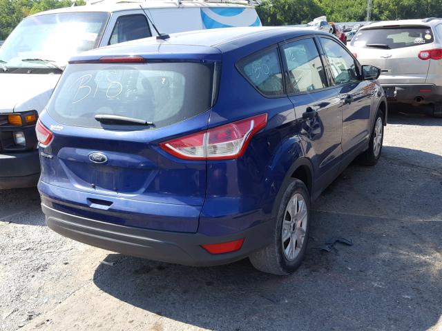 1FMCU0F77DUA85869 - 2013 FORD ESCAPE S BLUE photo 4