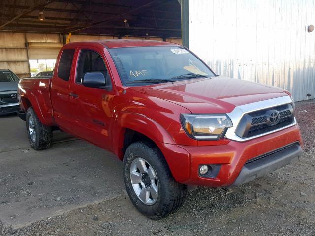 5TFUU4EN0CX042276 - 2012 TOYOTA TACOMA RED photo 1