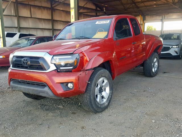 5TFUU4EN0CX042276 - 2012 TOYOTA TACOMA RED photo 2