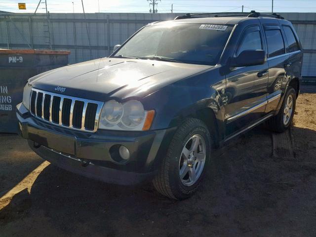 1J4HR58N35C631251 - 2005 JEEP GRAND CHER GREEN photo 2