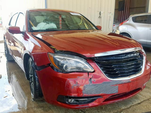 1C3CCBBG7CN296527 - 2012 CHRYSLER 200 TOURIN MAROON photo 1