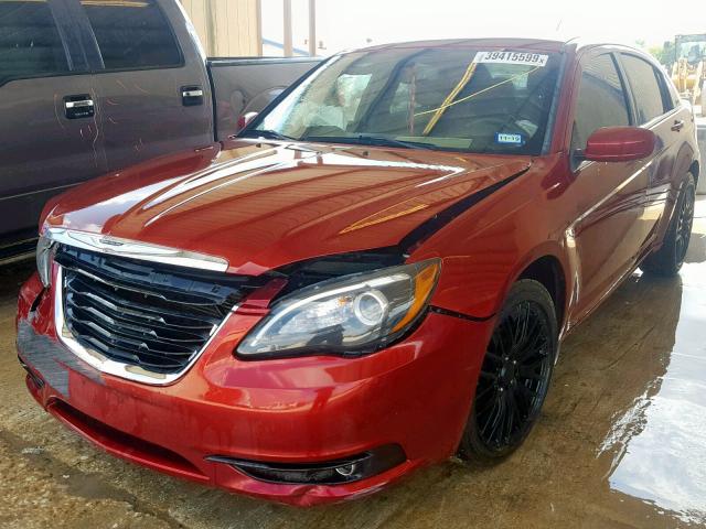 1C3CCBBG7CN296527 - 2012 CHRYSLER 200 TOURIN MAROON photo 2