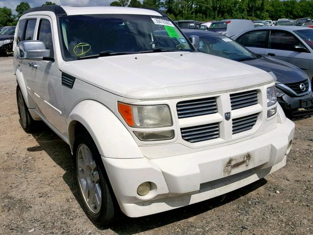 1D8GT58607W628712 - 2007 DODGE NITRO R/T WHITE photo 1