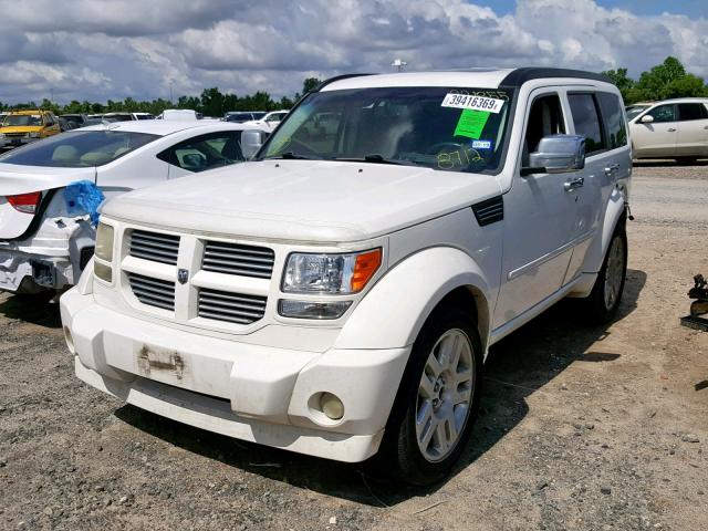 1D8GT58607W628712 - 2007 DODGE NITRO R/T WHITE photo 2