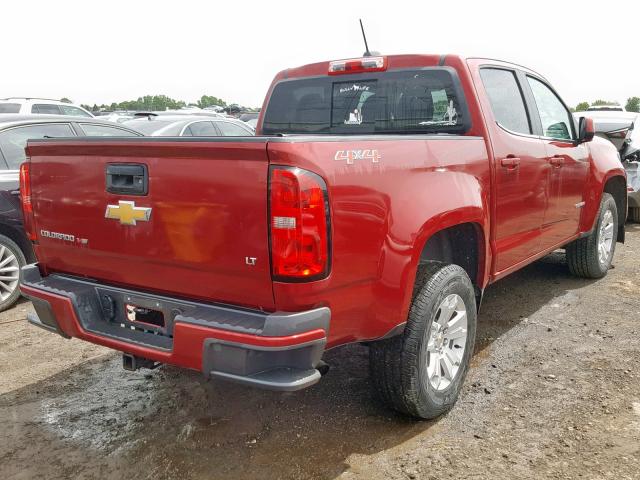 1GCGTCEN0H1211409 - 2017 CHEVROLET COLORADO L RED photo 4